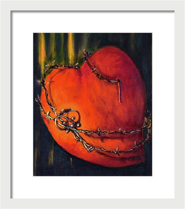 The Key is Within - Framed Print