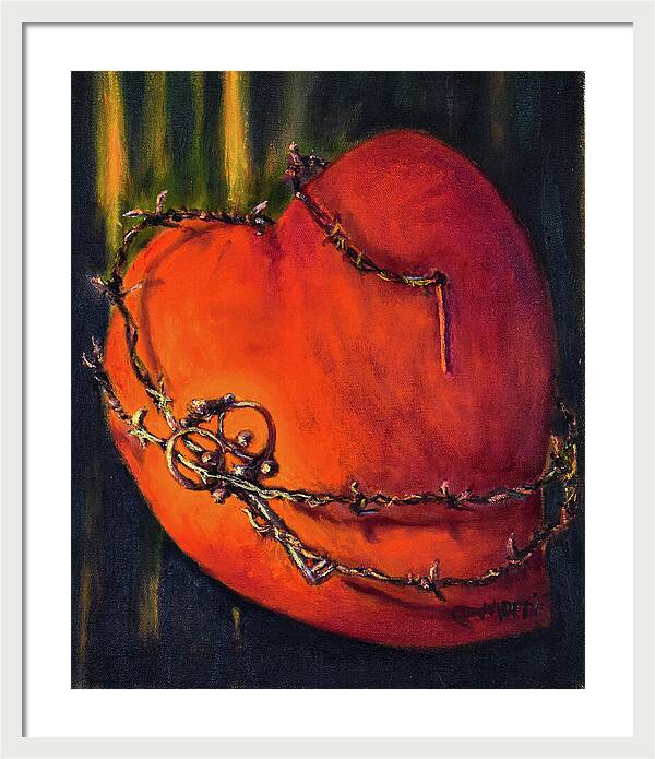 The Key is Within - Framed Print
