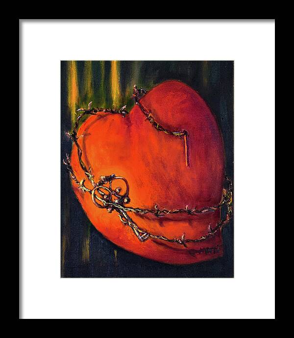 The Key is Within - Framed Print