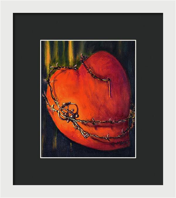 The Key is Within - Framed Print