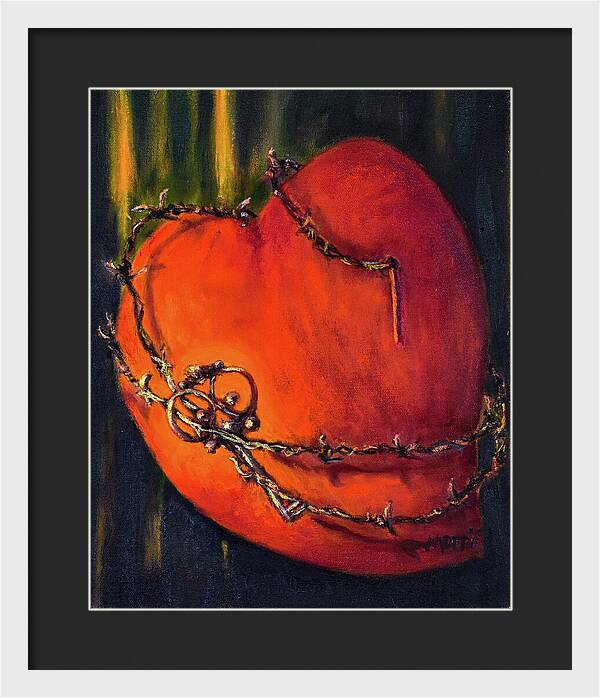 The Key is Within - Framed Print