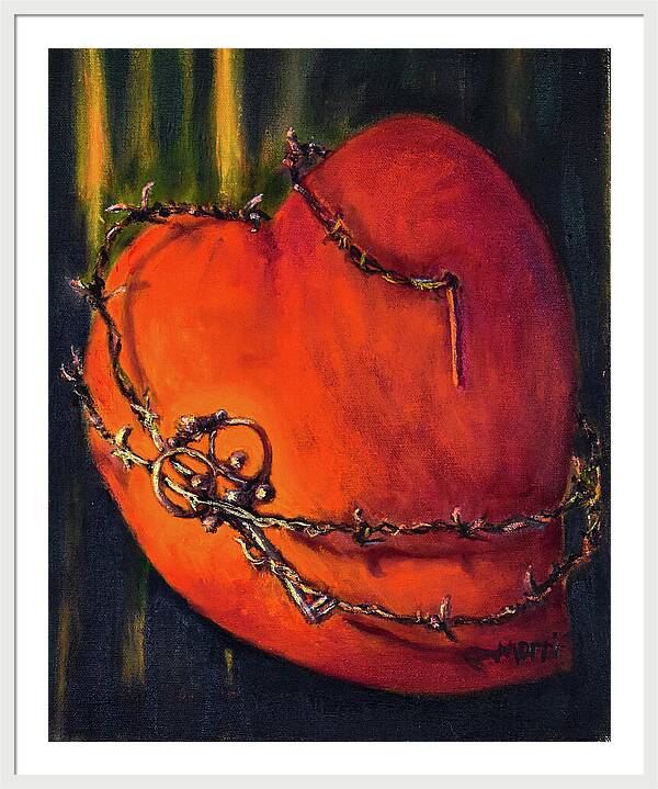 The Key is Within - Framed Print
