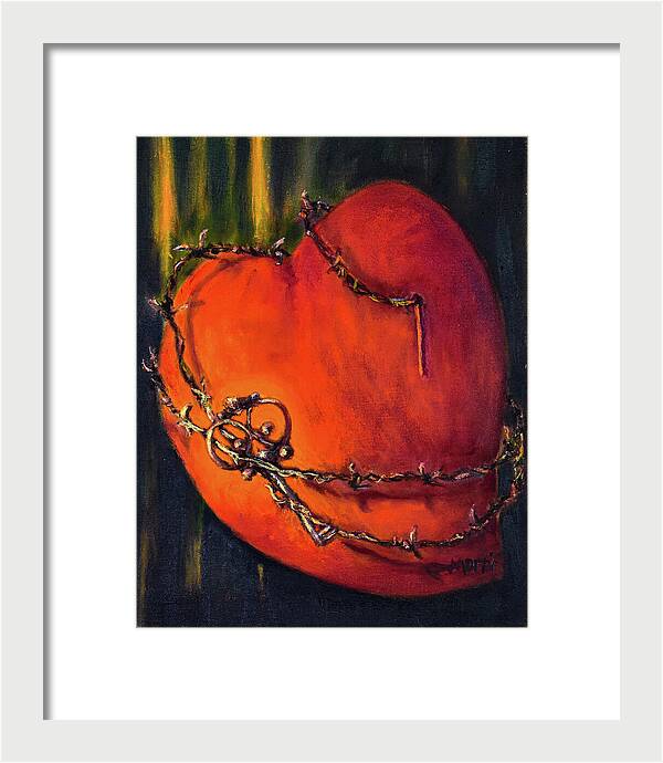 The Key is Within - Framed Print