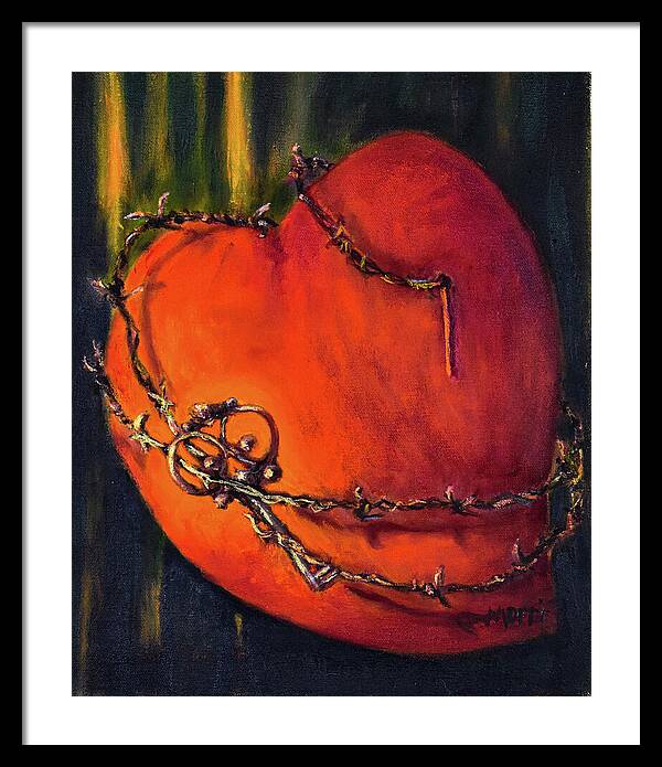 The Key is Within - Framed Print