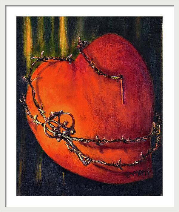 The Key is Within - Framed Print