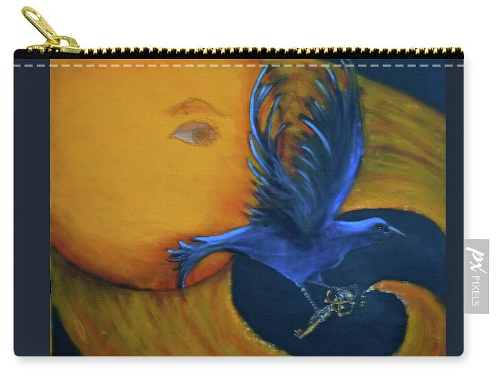 Messenger of Dreams - original in private collection - Zip Pouch