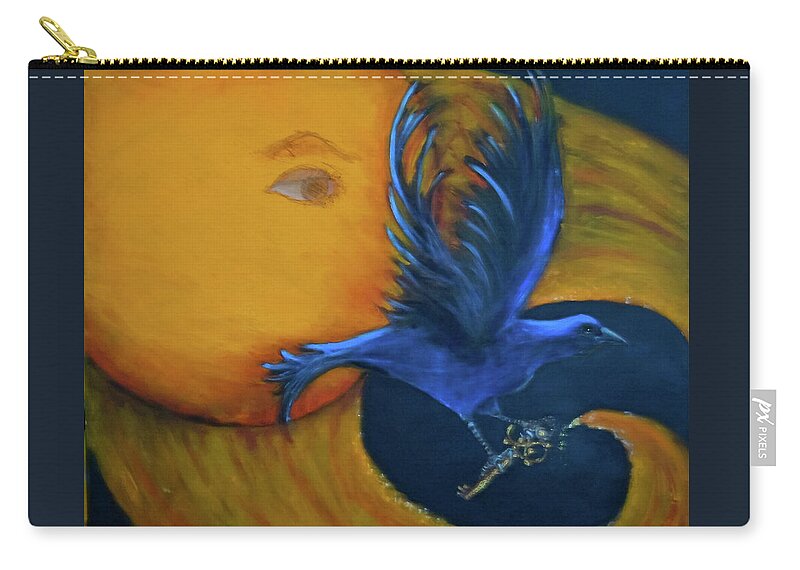 Messenger of Dreams - original in private collection - Zip Pouch