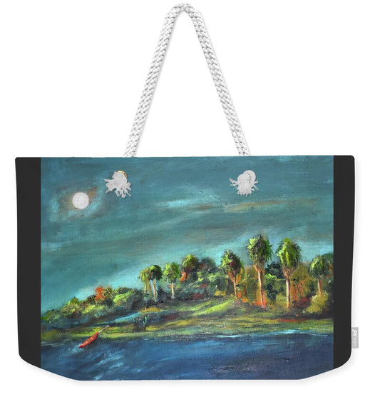 The Red Canoe, - Weekender Tote Bag