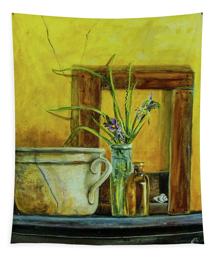 There are no Weeds -original in private collection - Tapestry