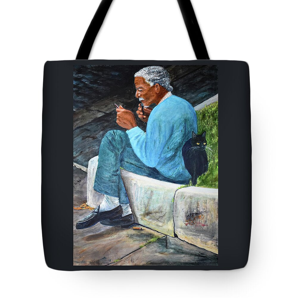 Whiskers-Morning Shave, Rome, Italy - Tote Bag