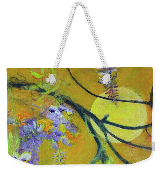 Wisteria Moon-wildflower series - Weekender Tote Bag