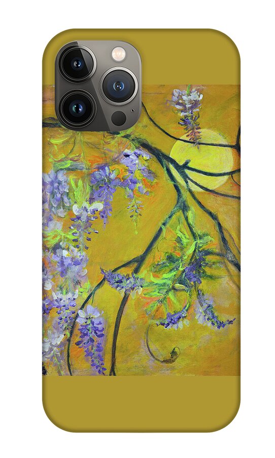 Wisteria Moon-wildflower series - Phone Case