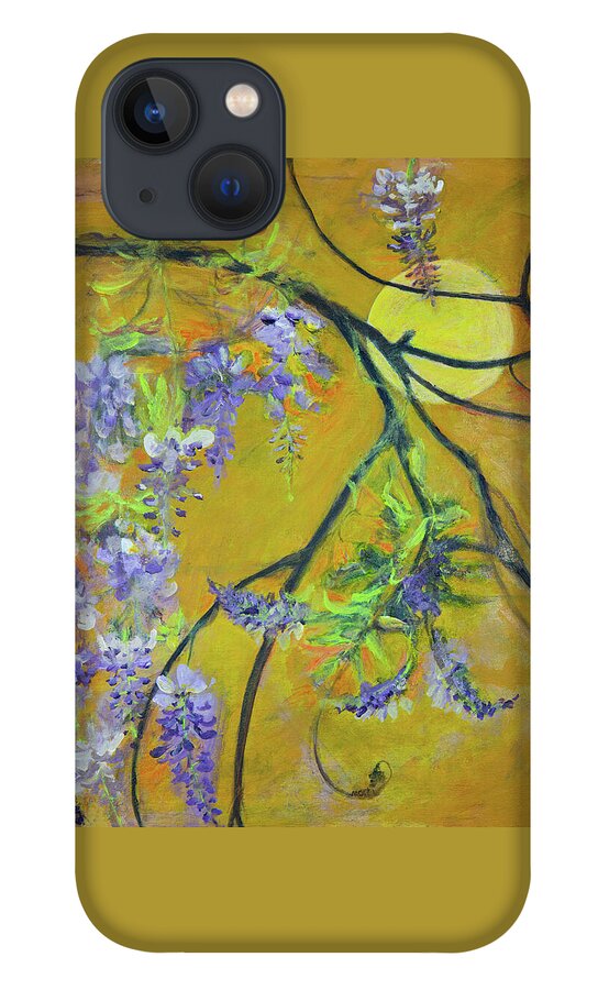 Wisteria Moon-wildflower series - Phone Case