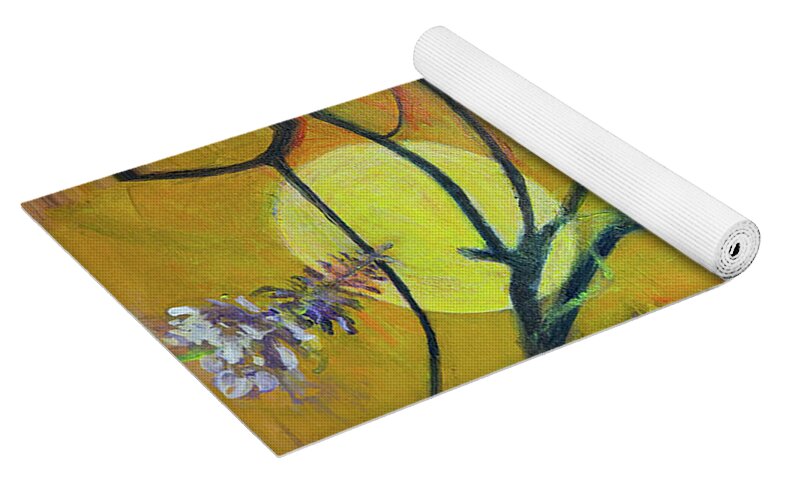 Wisteria Moon-wildflower series - Yoga Mat