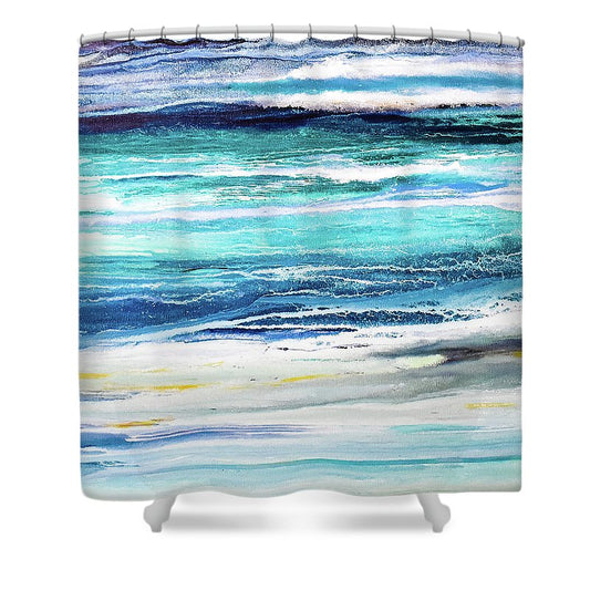 Healing Waves - Shower Curtain