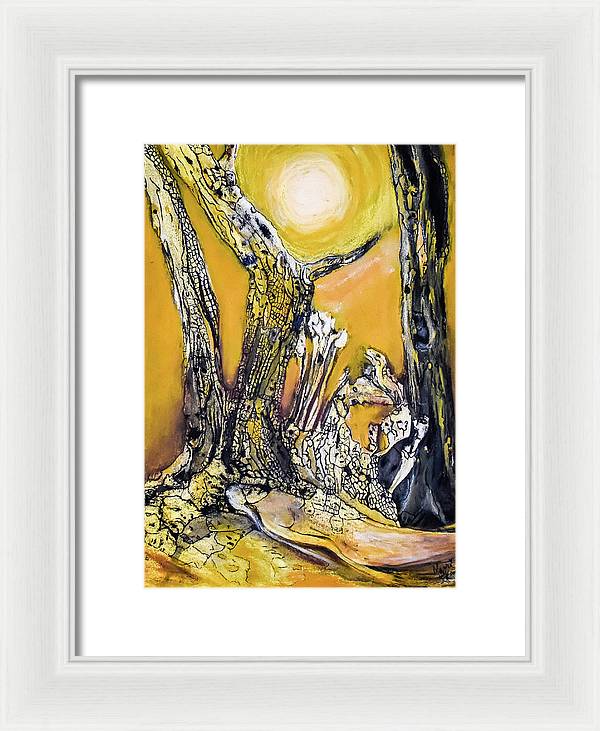 Secrets of the Yellow Moon series, #7 - Framed Print