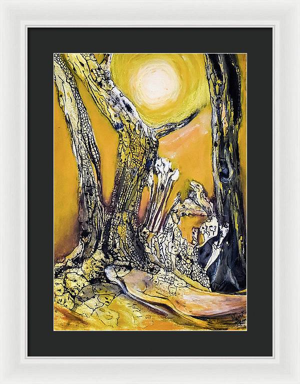 Secrets of the Yellow Moon series, #7 - Framed Print