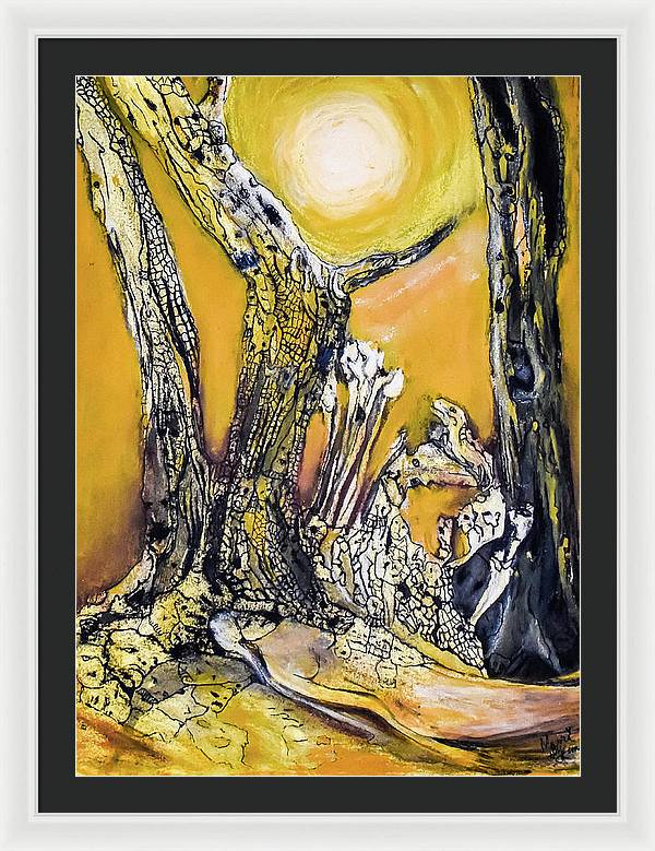 Secrets of the Yellow Moon series, #7 - Framed Print