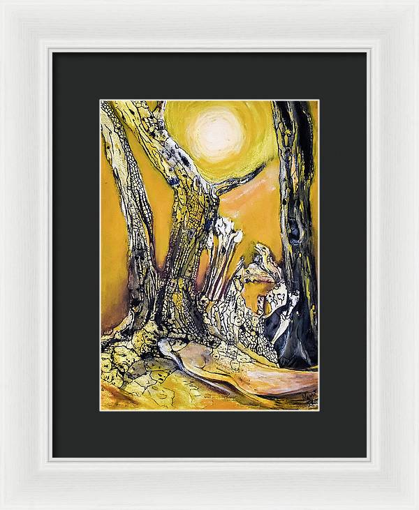 Secrets of the Yellow Moon series, #7 - Framed Print