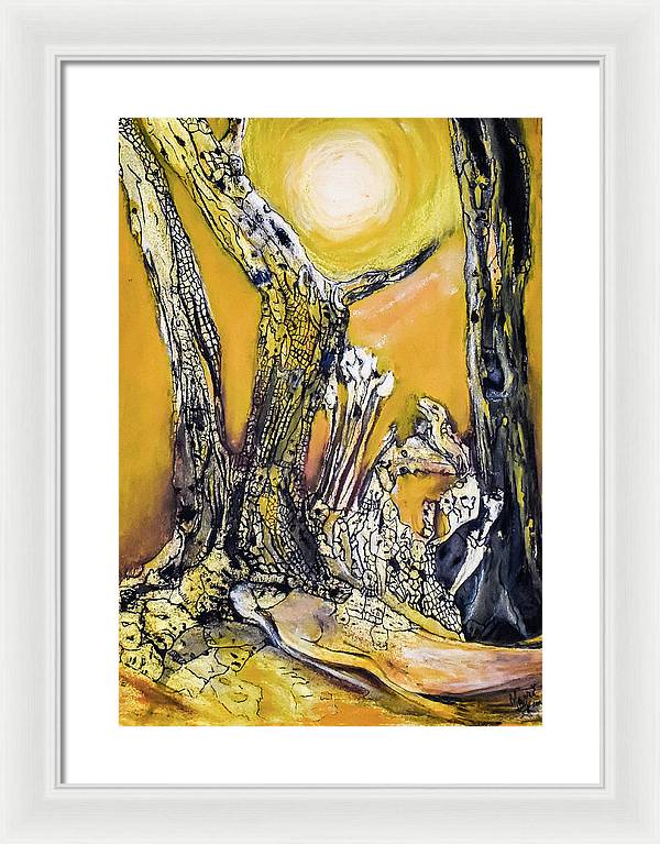 Secrets of the Yellow Moon series, #7 - Framed Print