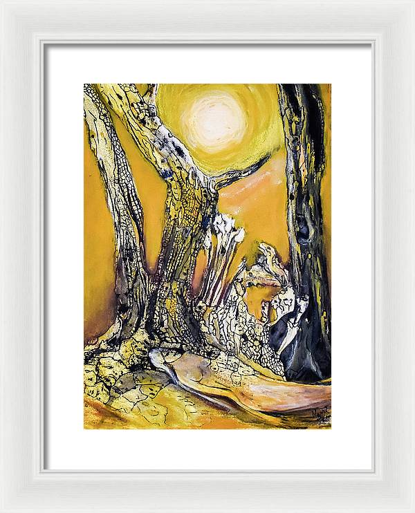 Secrets of the Yellow Moon series, #7 - Framed Print