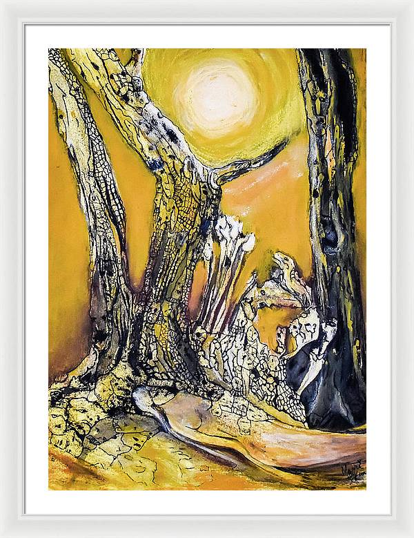 Secrets of the Yellow Moon series, #7 - Framed Print