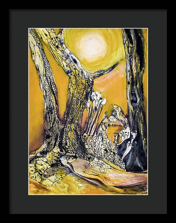 Secrets of the Yellow Moon series, #7 - Framed Print