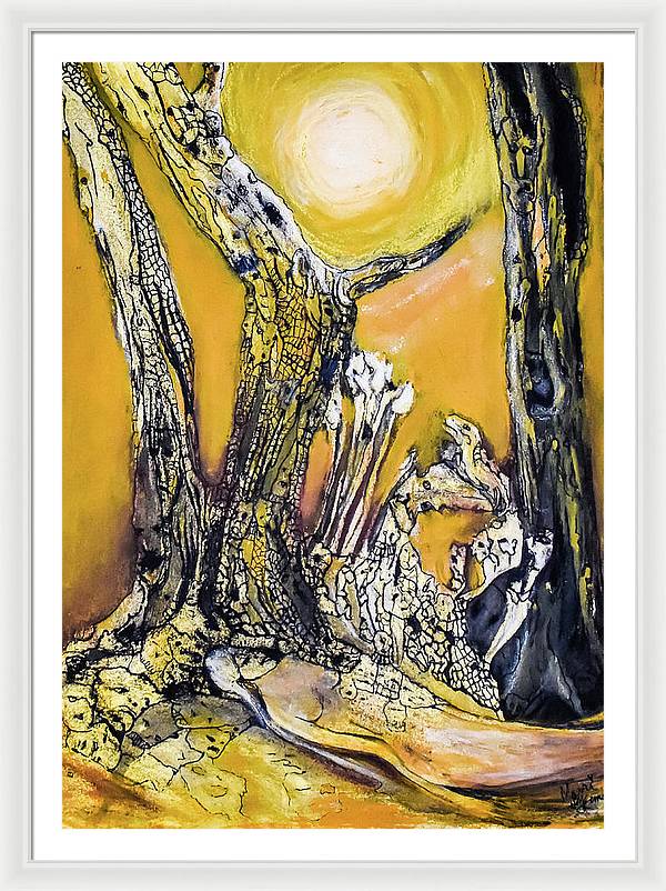 Secrets of the Yellow Moon series, #7 - Framed Print