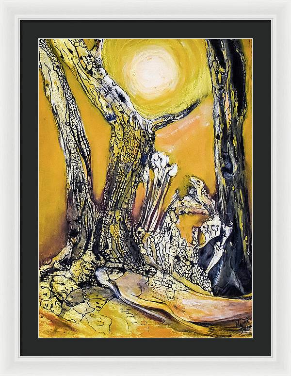 Secrets of the Yellow Moon series, #7 - Framed Print