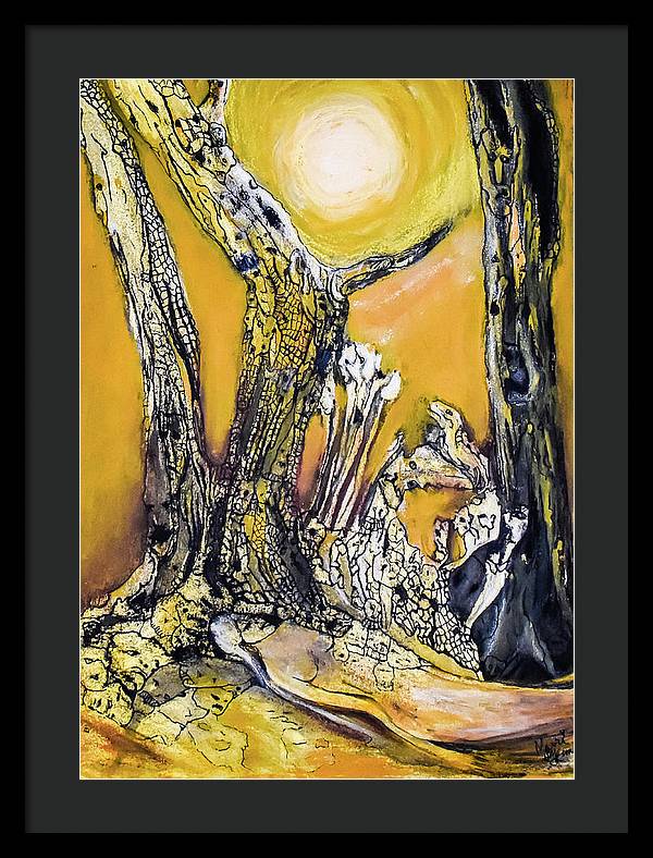 Secrets of the Yellow Moon series, #7 - Framed Print