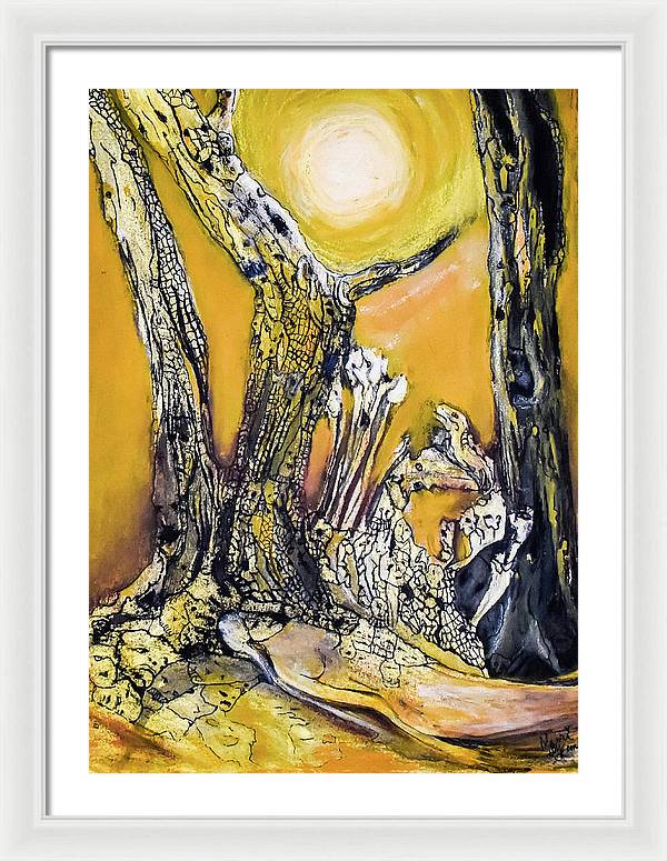 Secrets of the Yellow Moon series, #7 - Framed Print