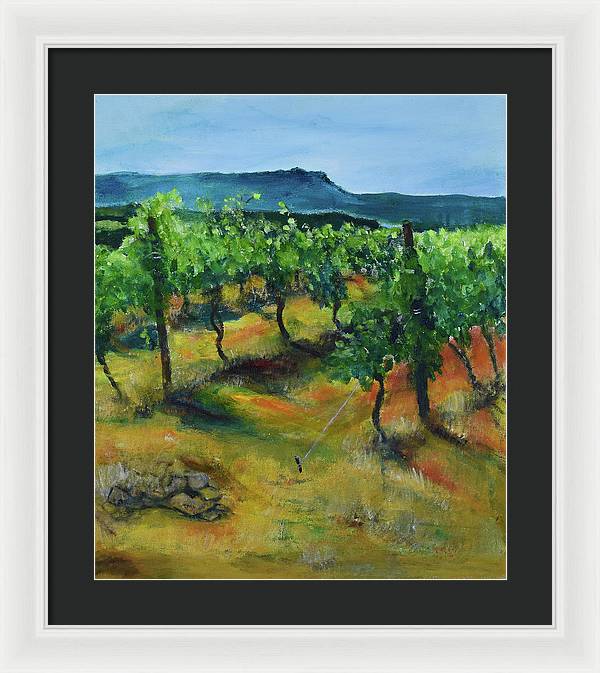 Cezanne's Mountain - Framed Print