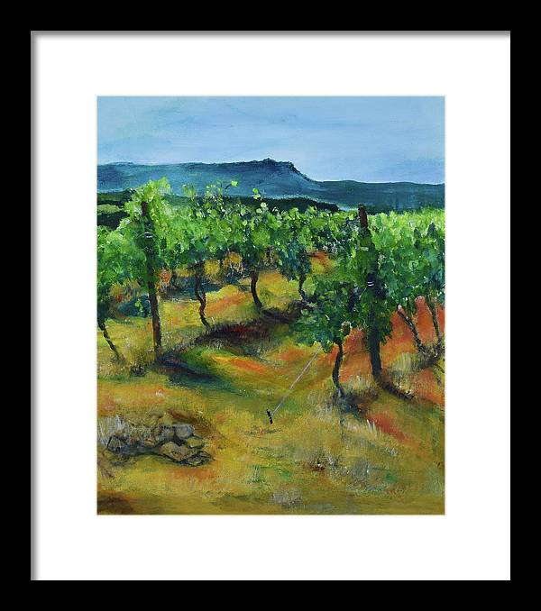 Cezanne's Mountain - Framed Print