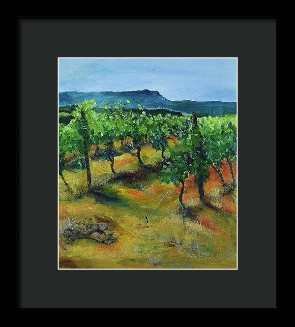 Cezanne's Mountain - Framed Print