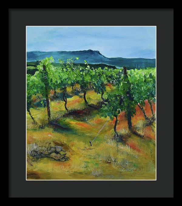 Cezanne's Mountain - Framed Print