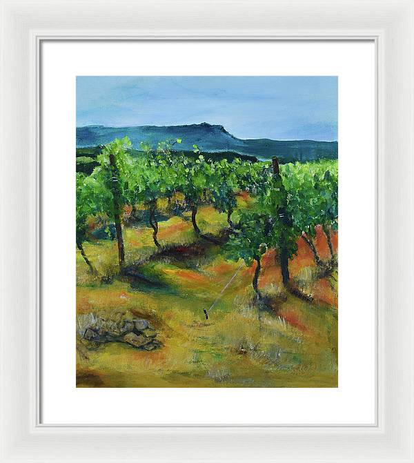 Cezanne's Mountain - Framed Print