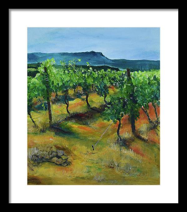 Cezanne's Mountain - Framed Print