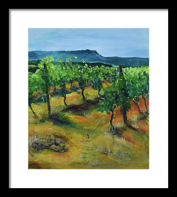 Cezanne's Mountain - Framed Print