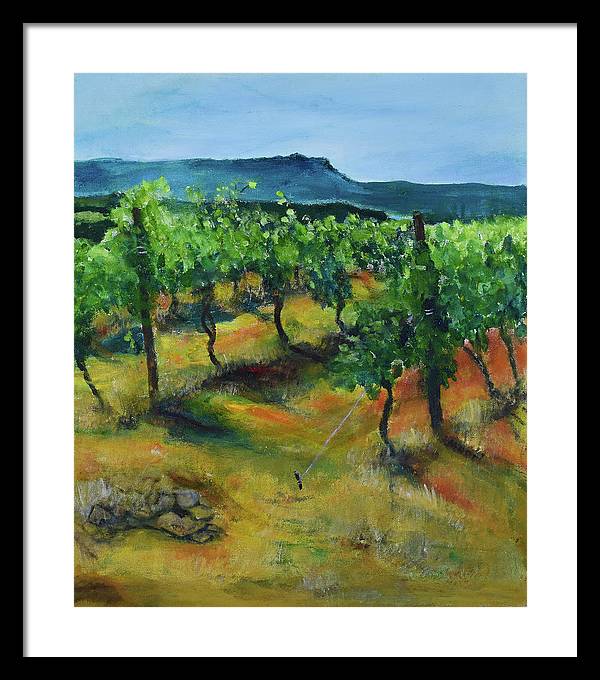 Cezanne's Mountain - Framed Print