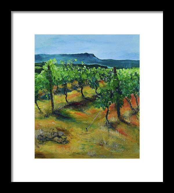 Cezanne's Mountain - Framed Print