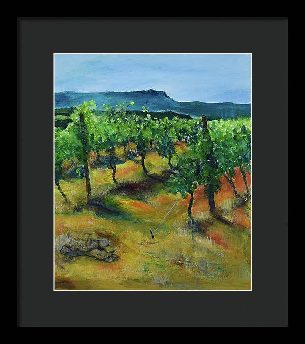 Cezanne's Mountain - Framed Print