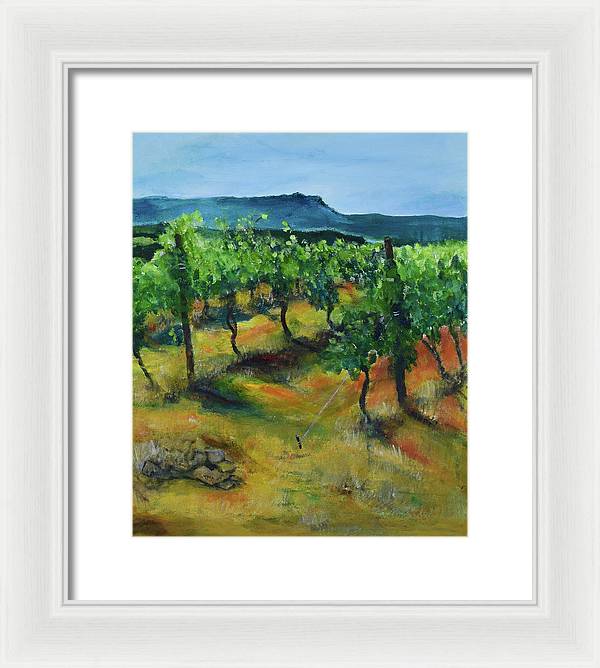 Cezanne's Mountain - Framed Print