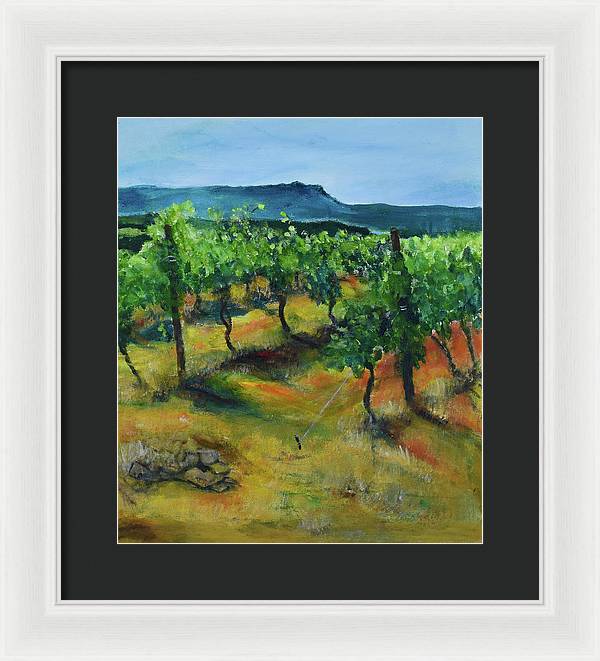 Cezanne's Mountain - Framed Print