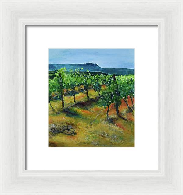 Cezanne's Mountain - Framed Print