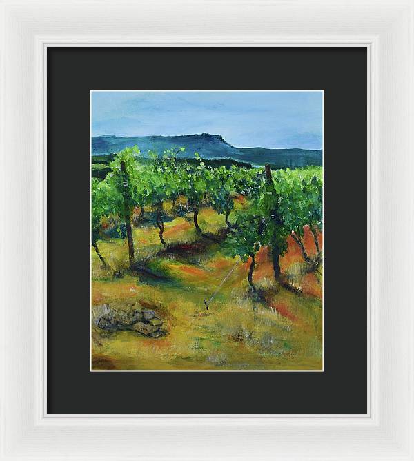 Cezanne's Mountain - Framed Print