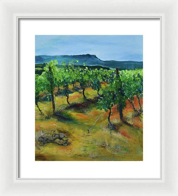 Cezanne's Mountain - Framed Print