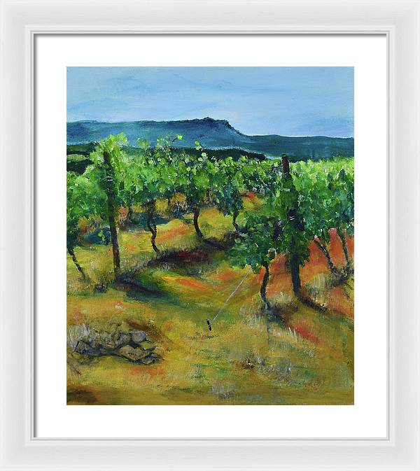 Cezanne's Mountain - Framed Print