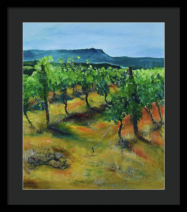 Cezanne's Mountain - Framed Print