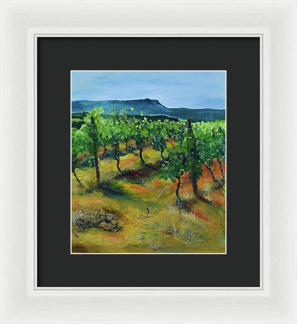 Cezanne's Mountain - Framed Print