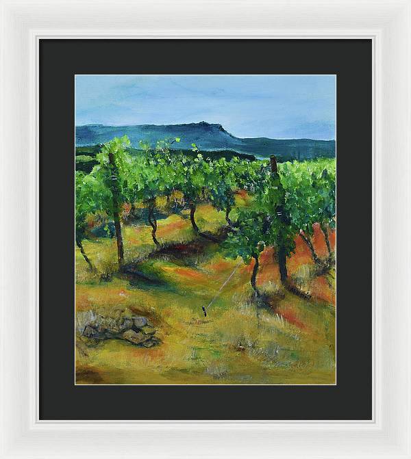 Cezanne's Mountain - Framed Print